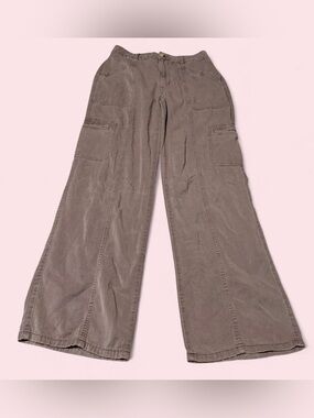 Maurices High-Rise Cargo Pants in Taupe